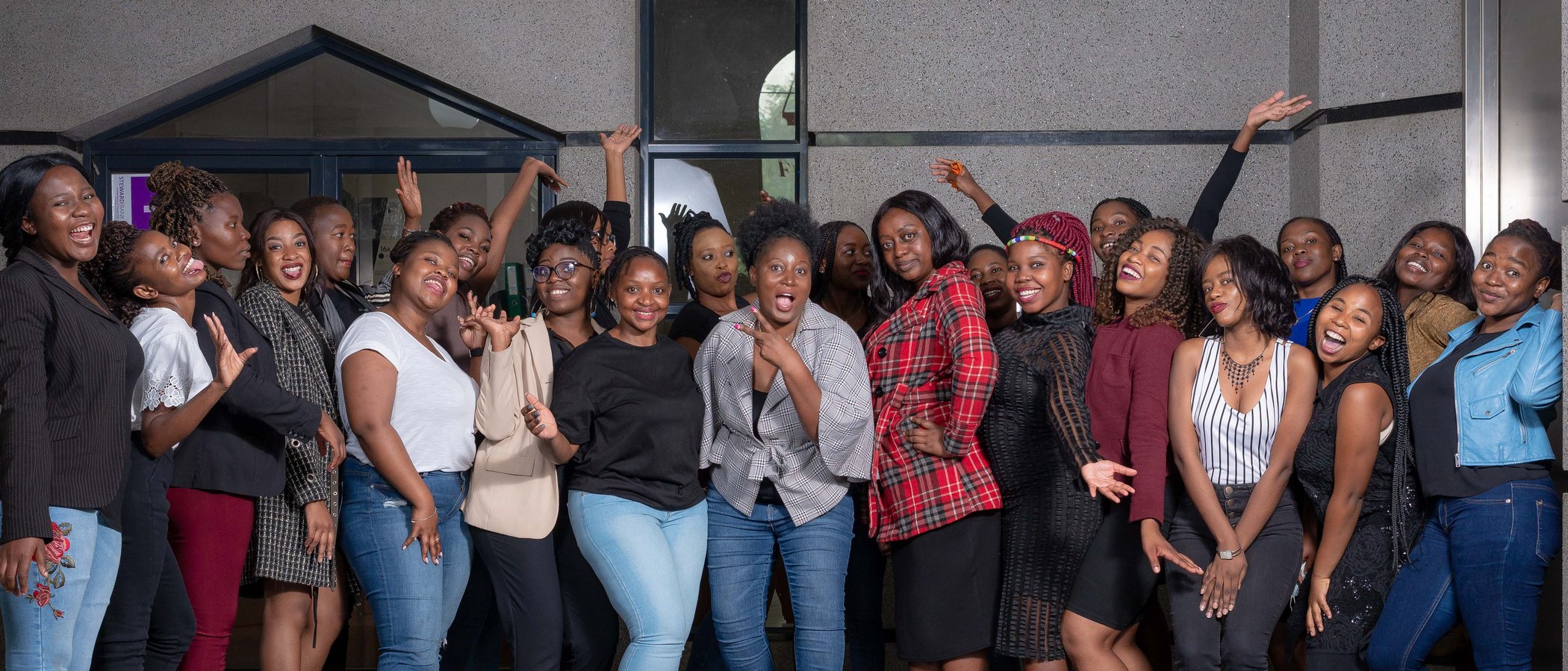 A cohort of women who trained as virtual assistants
