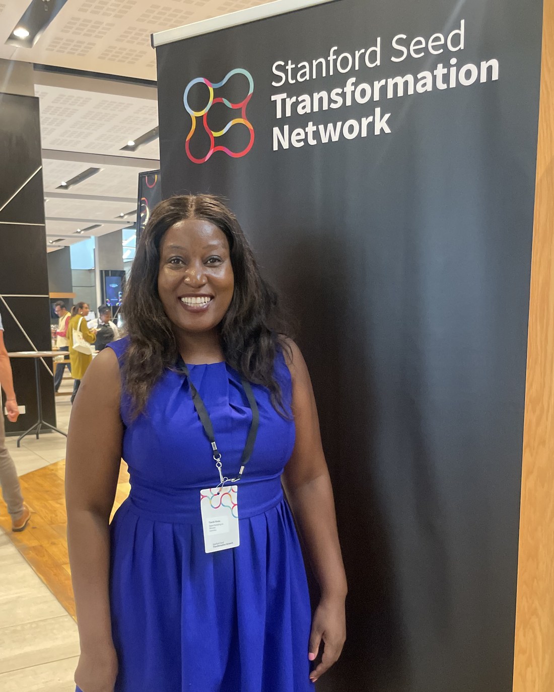 Thembi Bheka at the Stanford Seed Transformation Network